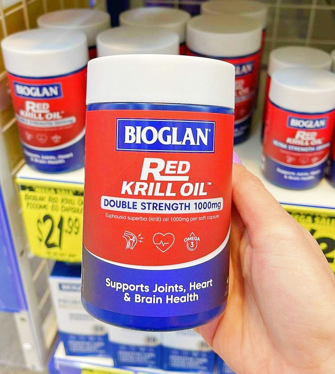 Bioglan Red Krill Oil 1000mg 60 viên - DẦU NHUYỄN THỂ