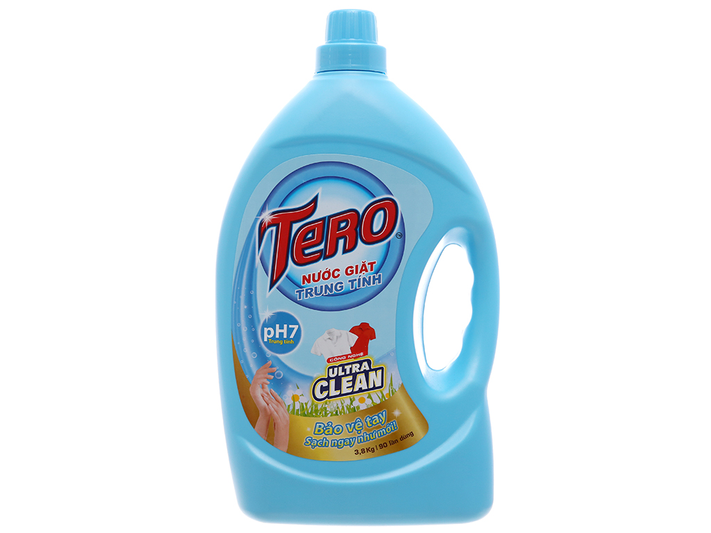 Nước giặt Tero 3.8L - tặng kèm chai nước rửa chén
