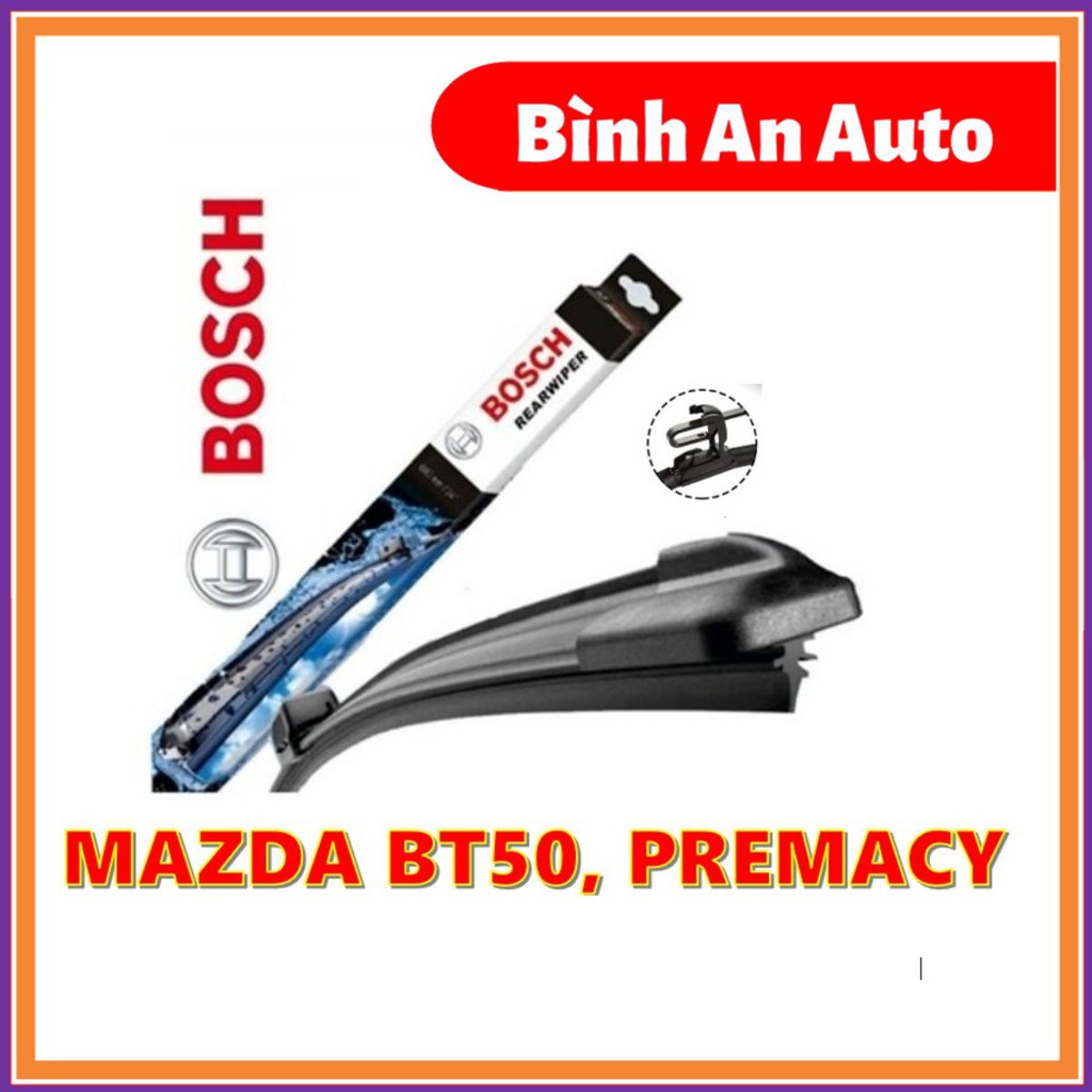 Cần gạt mưa MAZDA BT50, PREMACY (24+16) không xương Silicone hãng BOSCH - Bình An Auto
