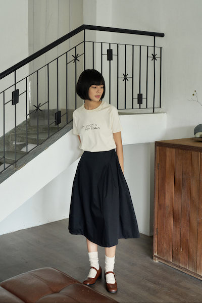 Anh ơi - chân váy nữ đen - classic black skirt