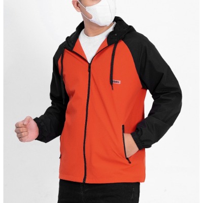 Áo khoác gió Unisex BTM hai lớp cao cấp, chống gió, chống thấm.