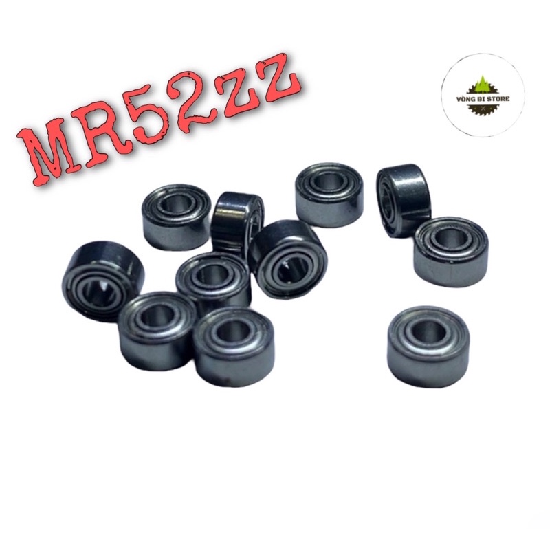 Set 10 vòng bi bạc đạn mr52zz tháo máy nhật chất lượng tốt