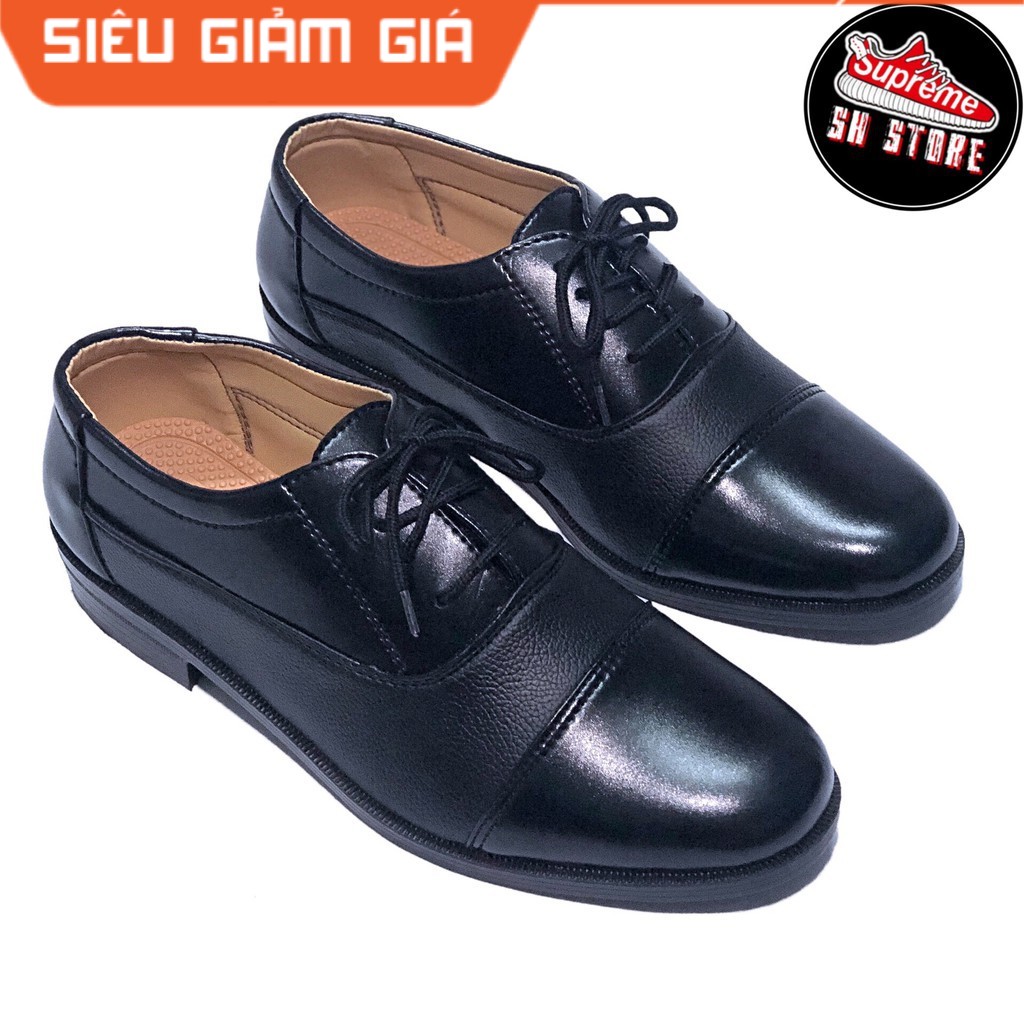 Giầy tây nam công sở của CA cột dây may đế( Shopgiayvinagiare)