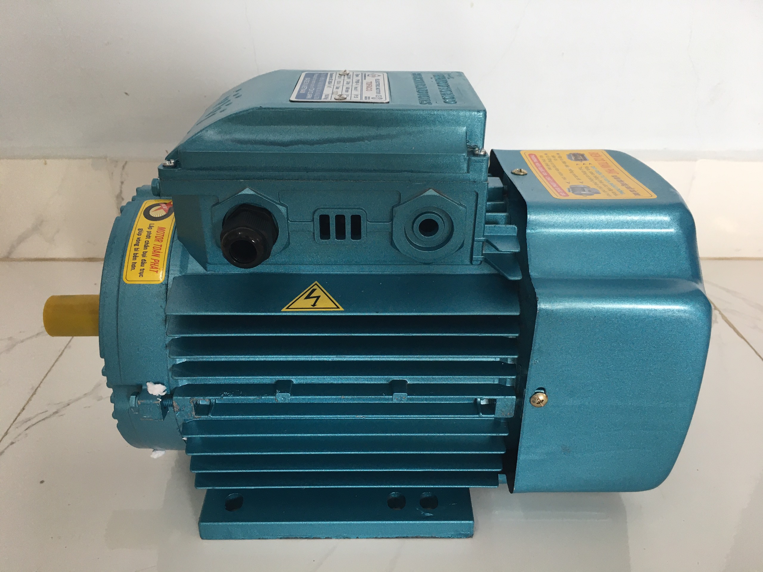 Động cơ điện mô tơ tofaco 2.2kw 3hp điện 1 pha 1400 vòng phút