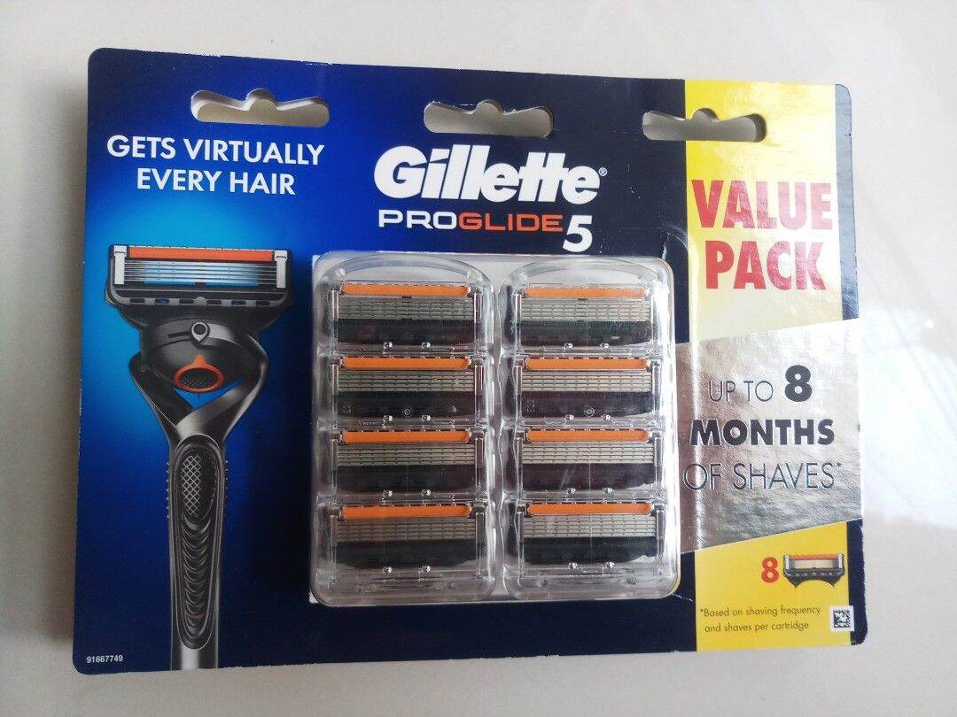 Hộp 8 lưỡi dao cạo râu Gillette Fusion Proshield/Fusion Proglide/Gillette Fusion