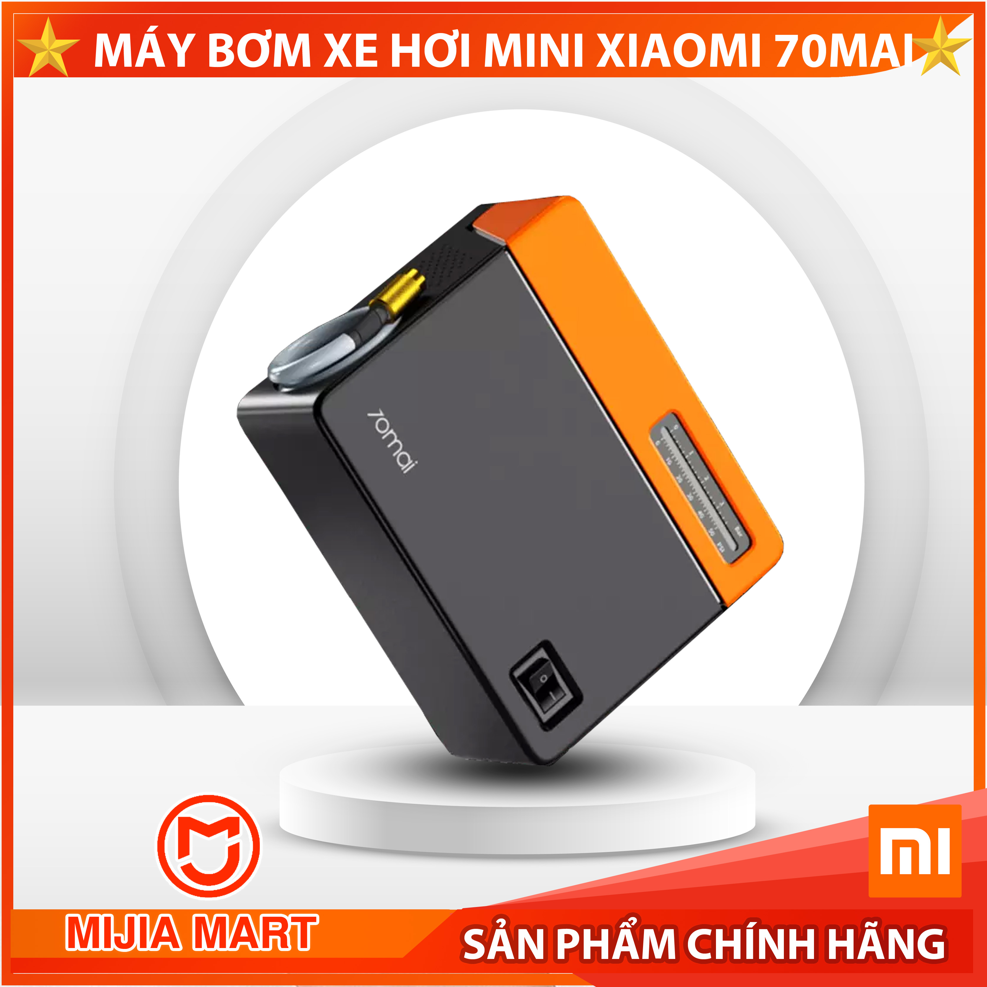 [2021] Bơm lốp ô tô mini 70 Mai Midrive TP04. Máy bơm hơi 70 Mai phiên bản tiêu chuẩn