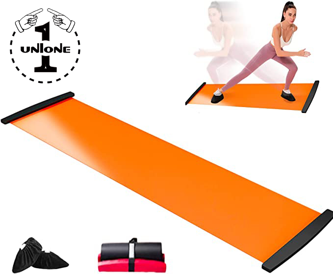 Slide Board Sliders For Working Out, Workout Board For Fitness Training And Therapy, Cross Training Exercise Equipment For Hockey, Ice Skating, Tennis, Running, And Skiing