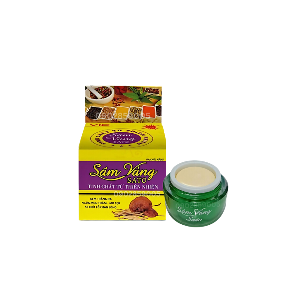 Kem mụn sâm vàng thảo dược đông y 15g