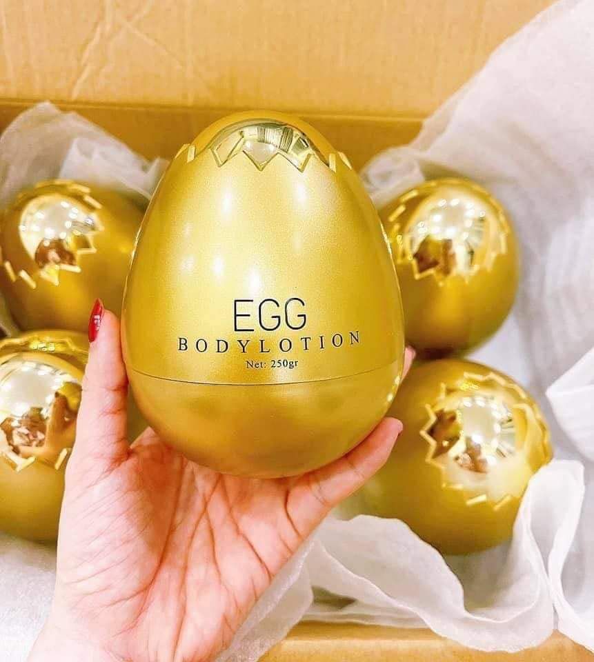 Kem trứng vàng chất mềm mịn như sữa dưỡng trắng da toàn thân - hộp 250gr