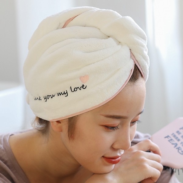 Khăn quấn tóc nhanh khô thắm hút nước