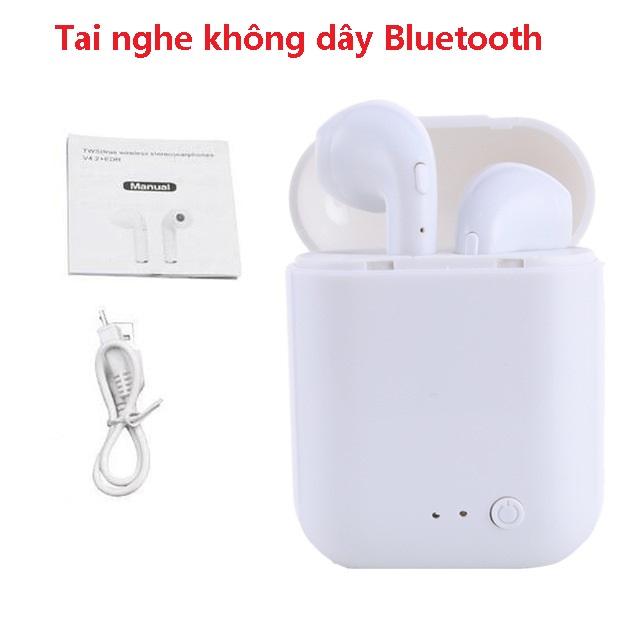 i12 Tws Wireless Bluetooth 5.0 Sport Earphone Touch Pop-Up Window inpods 12 for Xiaomi Huawei Samsung Smart Phone (White)