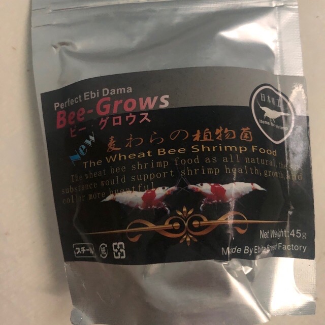 Thức ăn nhật bản cho tép ong - Bee grows - gói 45g