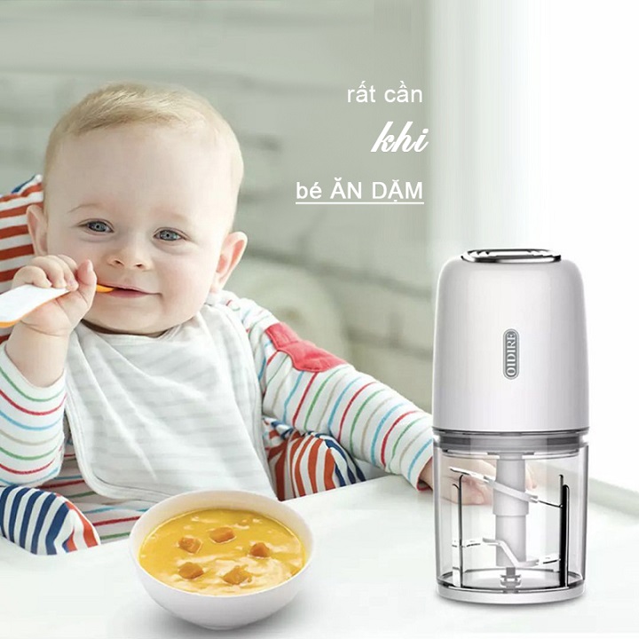 Máy xay mini cho bé ăn dặm tươi ngon