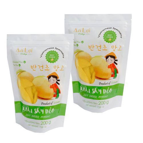 Xoài sấy dẻo thương hiệu an lợi bịch 200g