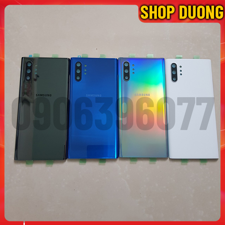 Vỏ nắp lưng Samsung Note 10+ Note 10 Plus Có Kính Camera và Keo dán hàng linh kiện - Shop Dương