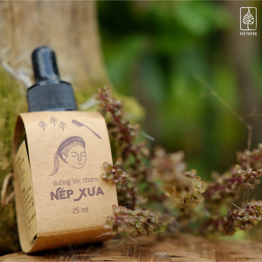Dưỡng tóc thơm nếp xưa - vietherb