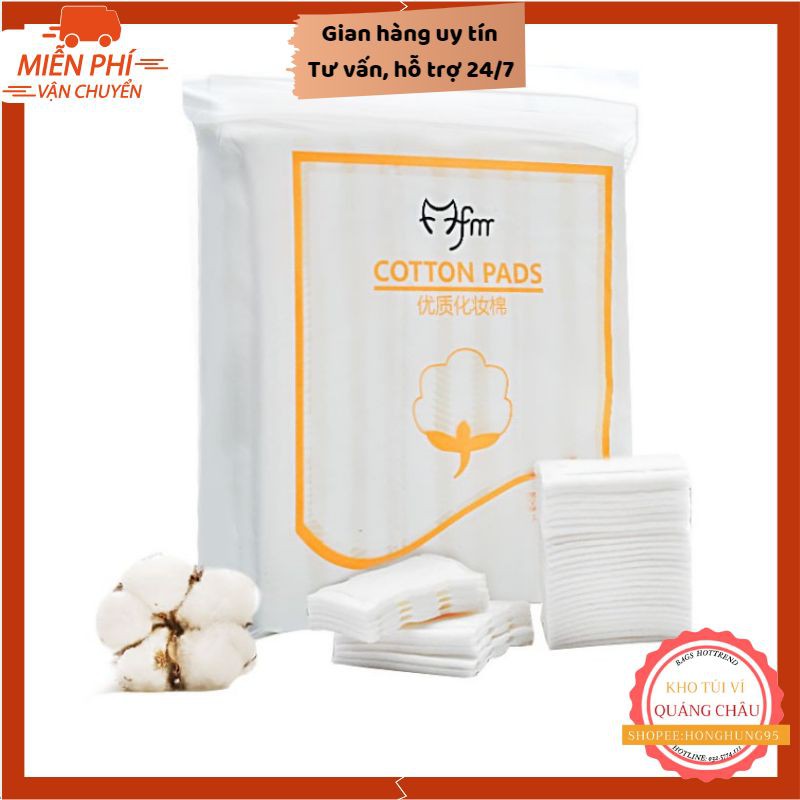 Bông Tẩy Trang 🎁FREESHIP🎁 Bông Tẩy Trang Cotton Pads, Laneila Túi 222 Miếng 3 Lớp Siêu Rẻ