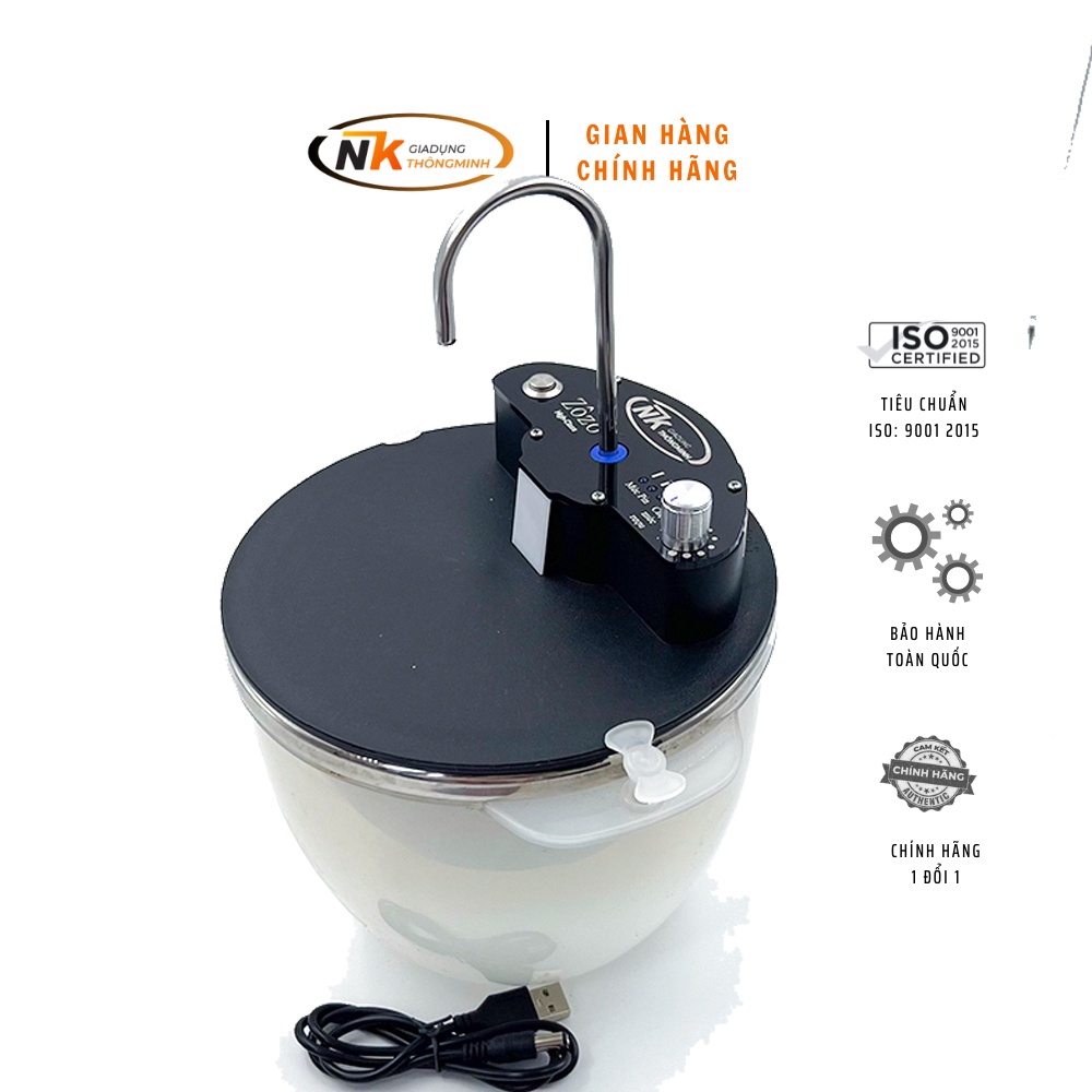 Máy rót r ượu zozo cảm ứng tự động không chạm - Pin 8 tiếng - Chính hãng bảo hành 1 năm