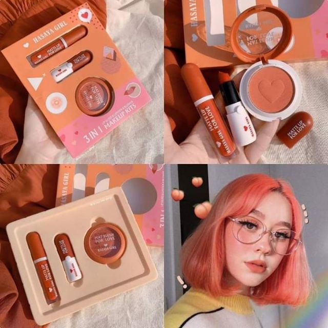 [HCM]Bộ Sưu Tập 2 Son Môi Mềm Mượt Và Phấn Má Hồng Siêu Đẹp