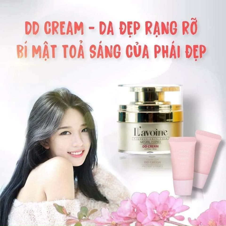 Kem face dưỡng da chống nắng dd cream lavoine viky house dd02 chống nắng sff 50 dưỡng sáng da nâng tông thay lớp trang điểm nền ngừa mụn nám tàn nhang không bết rít hay trôi kem khi đi nắng tuyp 10ml