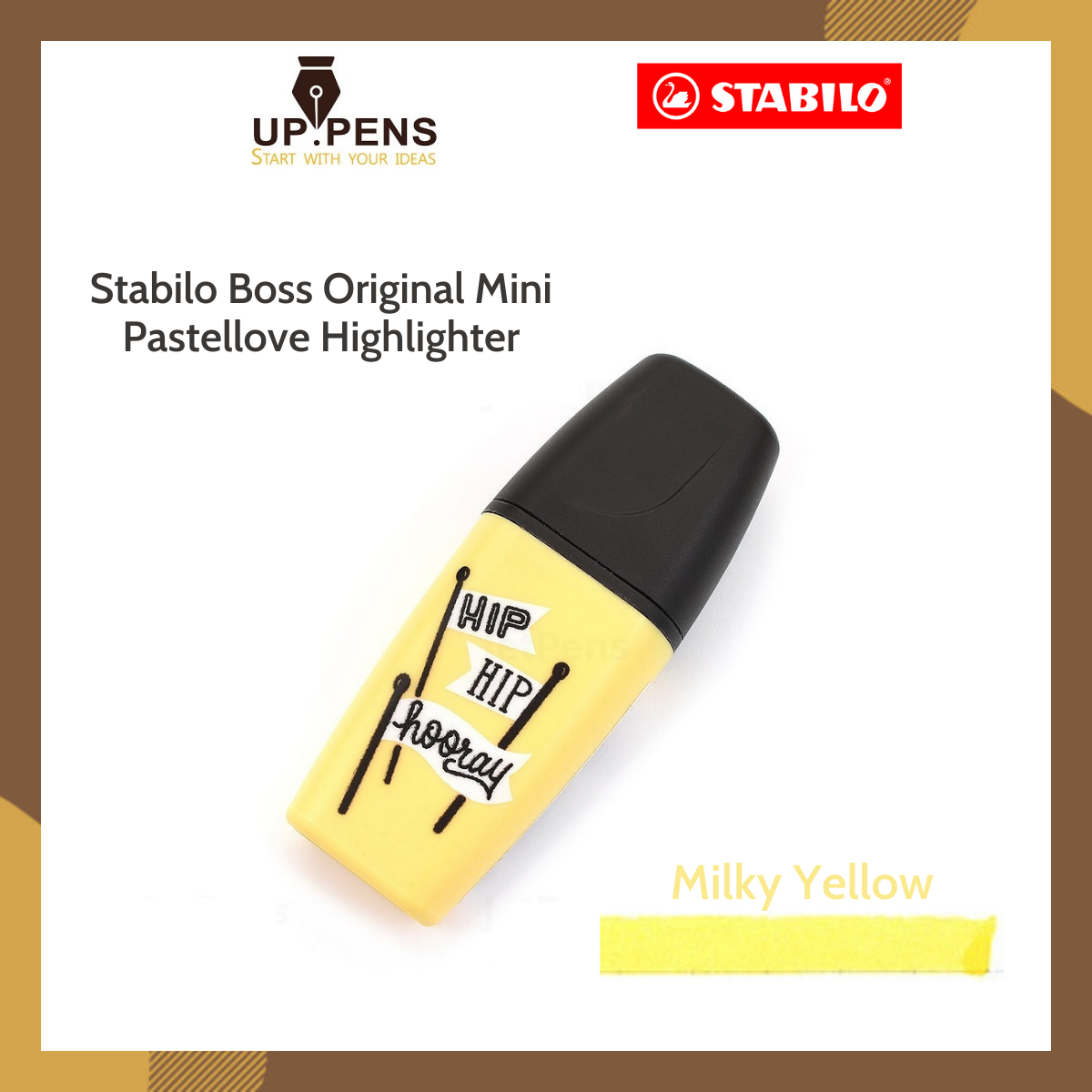 Bút dạ quang Stabilo Boss Original Mini Pastellove Highlighter – Màu vàng pastel