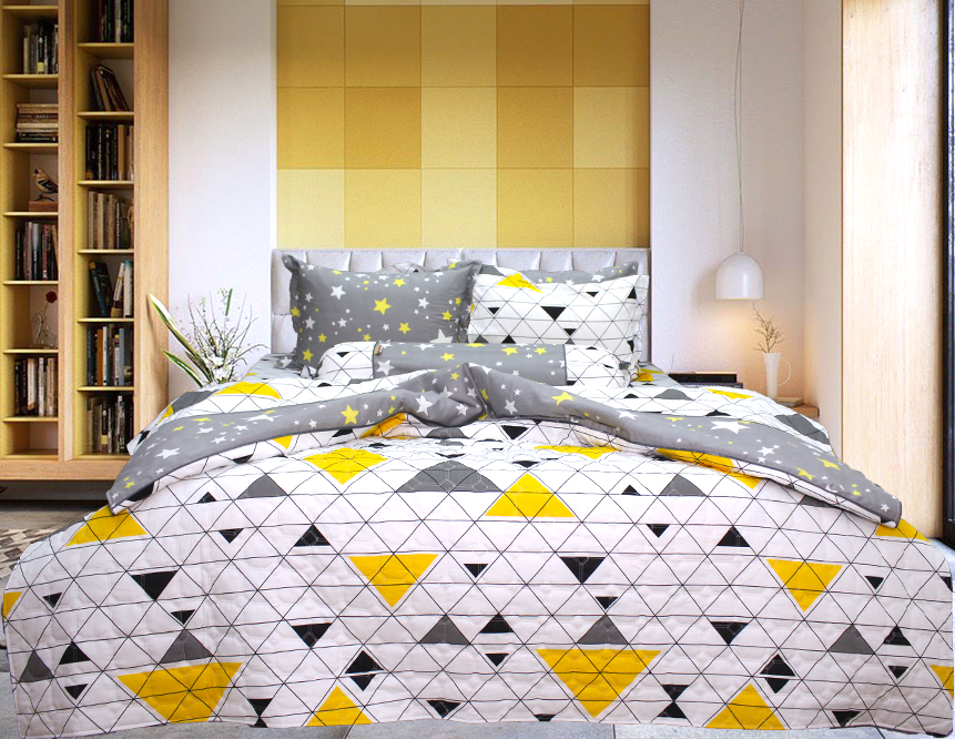 Bộ ga gối drap giường 100% cotton sợi bông Hàn Quốc Julia 263