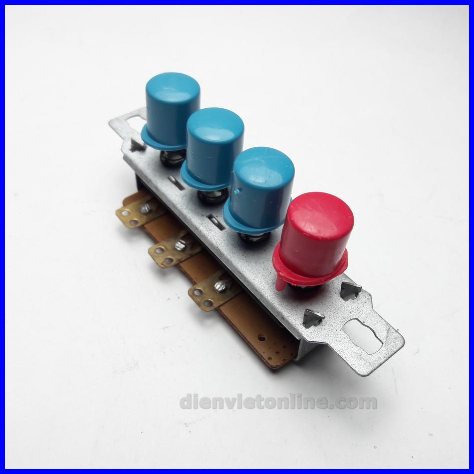 Công tắc quạt bàn 4 nút / 5 nút nhấn tròn - Điện Việt