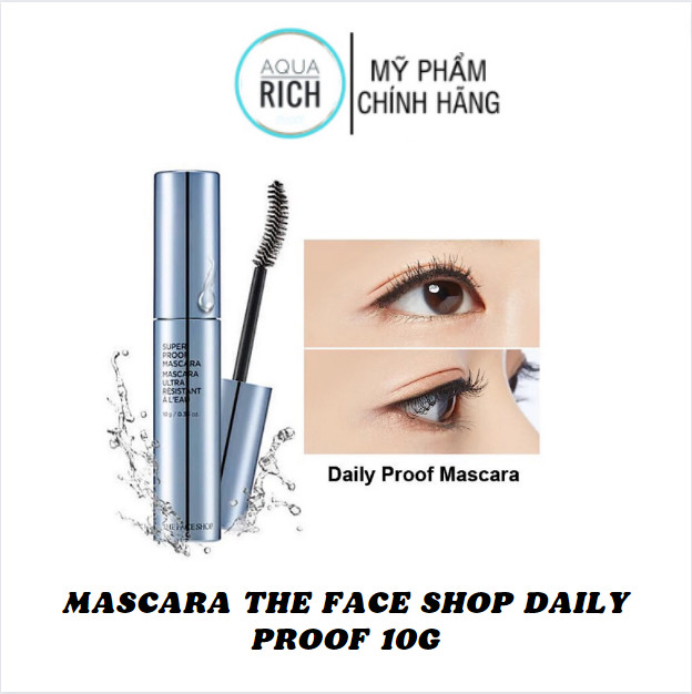 Mascara Chống Nước The Face Shop Daily Proof 10g