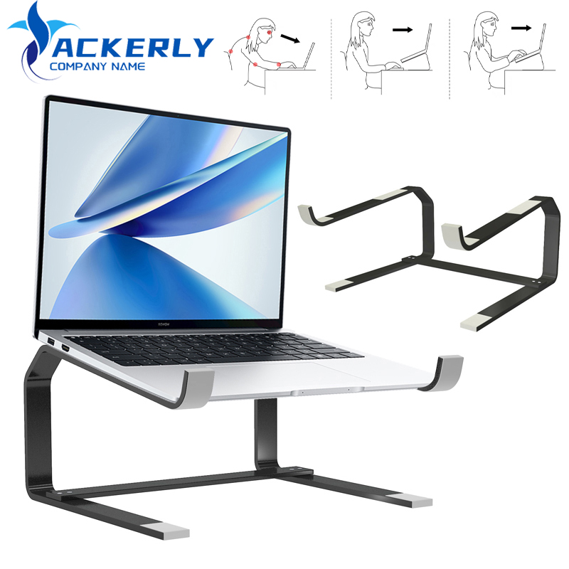 Chân đế laptop tiện lợi để làm mát và chân đế laptop bằng nhôm có dải chống trầy xước, 10-21 inch, chịu lực 12.5KG