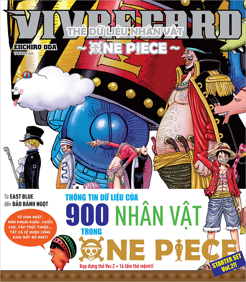 Vivre Card - Thẻ dữ liệu nhân vật One Piece Starter set - Tập 2