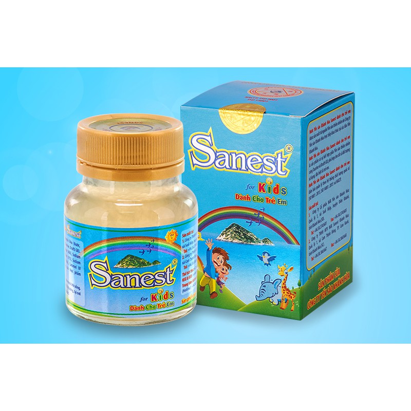 Yến sào Khánh Hòa Sanest kid, sản phẩm tốt, chất lượng cao, cam kết như hình, độ bền cao, xin vui lòng inbox shop để được tư vấn thêm về thông tin