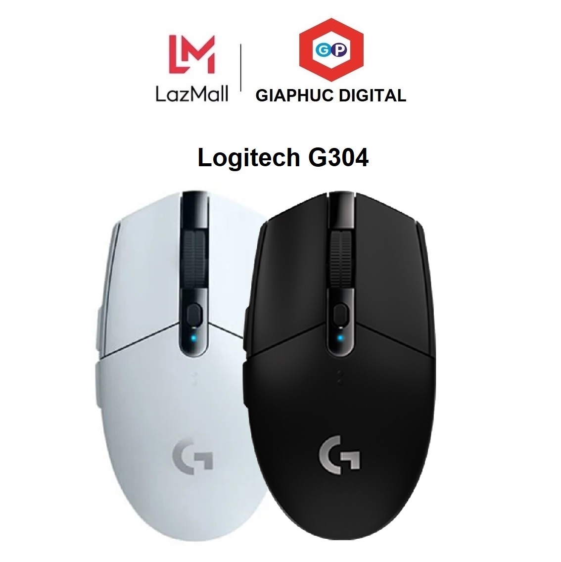 Chuột game không dây lightspeed logitech g304 - cảm biến hero, 12k dpi, nhẹ, 6 nút lập