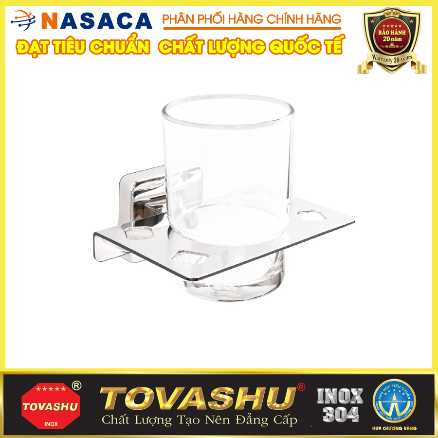 Kệ ly đơn inox tovashu ab4
