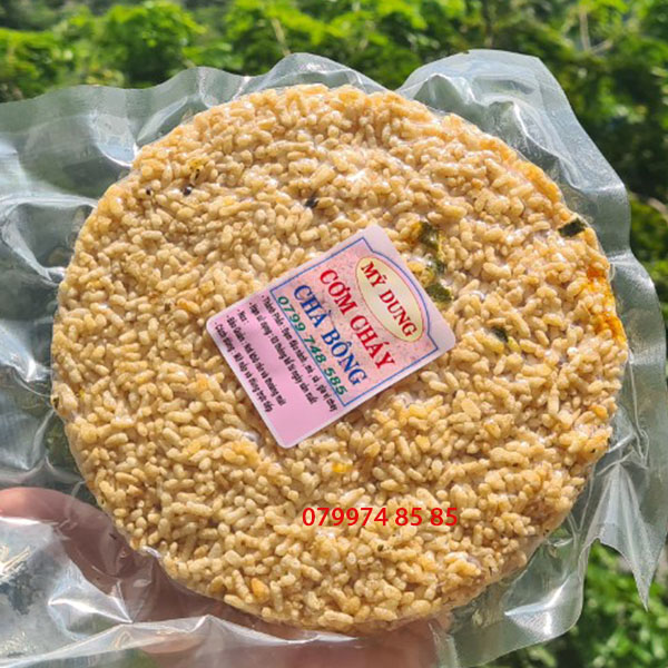 Cơm cháy nước mắm chay gói 140gr nhà làm