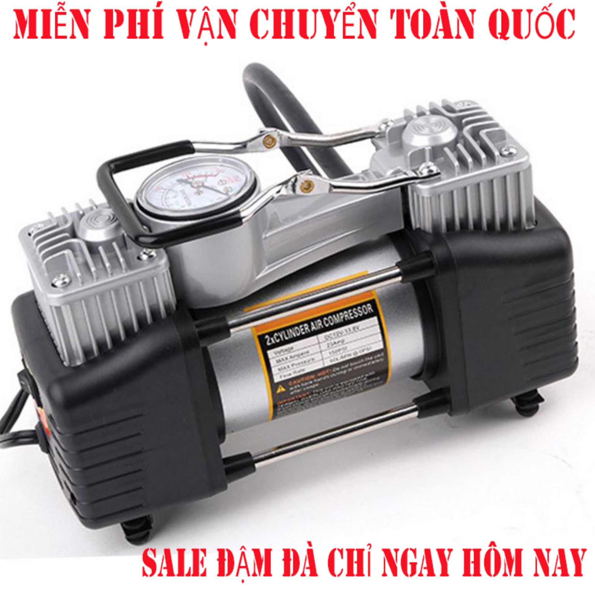 Bình nén khí mini ,Máy bơm hơi 12V mini áp suất cao. Bơm hơi Ôtô, xe đạp ,xe máy,mã lực lớn, Công Suất Đạt 120W, Dễ Dàng Sử Dụng. Bảo Hành Toàn Quốc- Lỗi 1 Đổi 1.