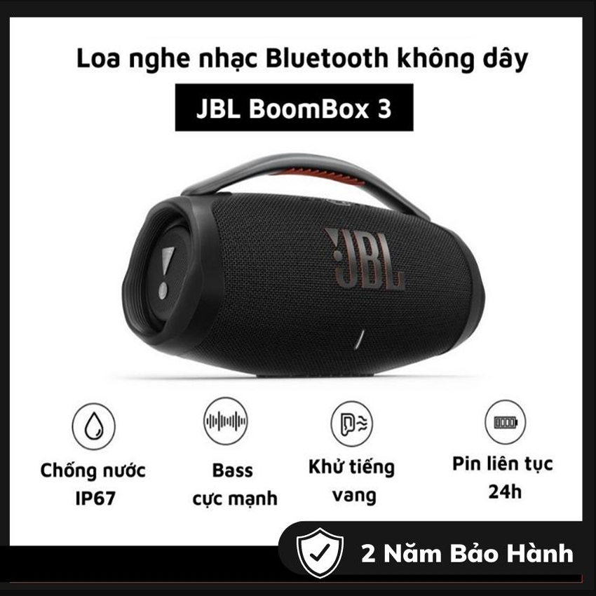 Loa Di Động JBL Bombox 3 Led 100W , Loa Bluetooth JBL Bombox 3 (100W) , Loa Nghe Nhạc Âm Thanh Siêu Bass Cực Mạnh , Loa Karaoke Công Suất Cực Lớn.