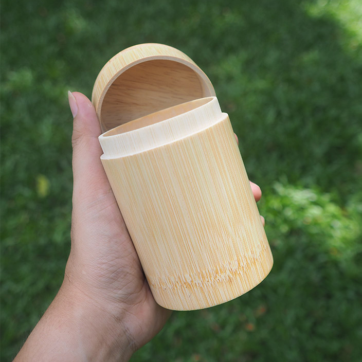 [HCM]Hộp Đựng Trà Bằng Tre - Hộp Đựng Chè Đẹp - Hũ Đựng Trà