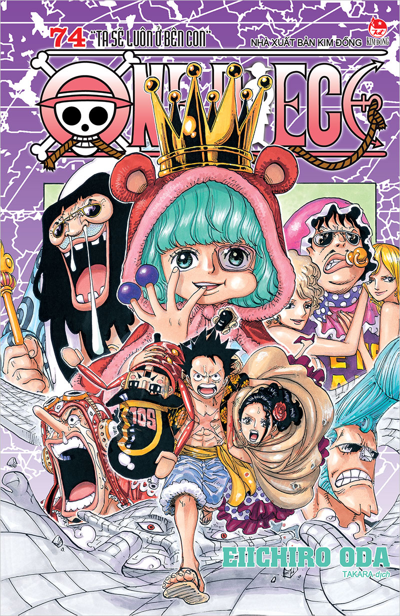 Kim Đồng - One Piece - Tập 74 (bìa rời)