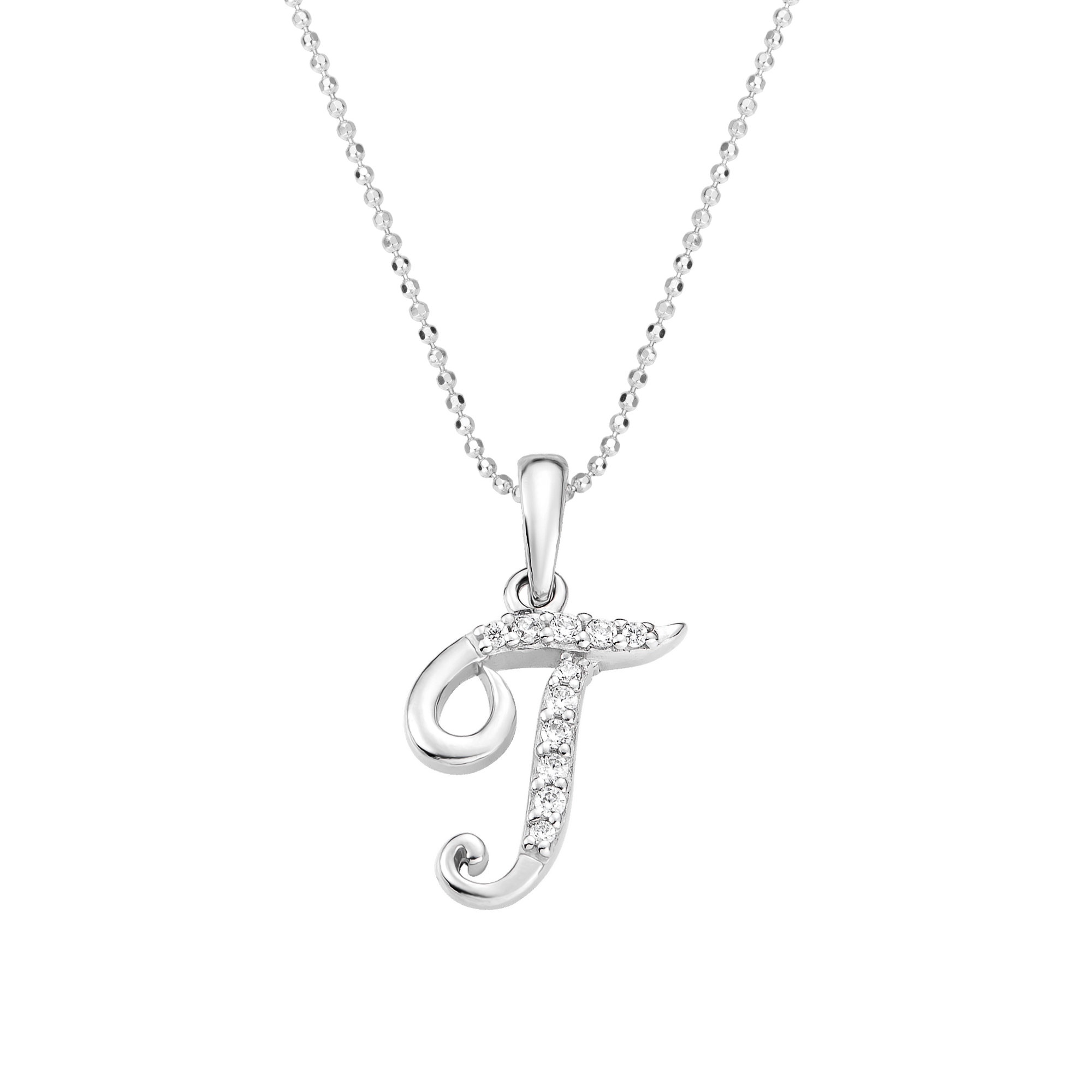Mặt dây chuyền bạc đính đá pnjsilver chữ t xmxmk000044