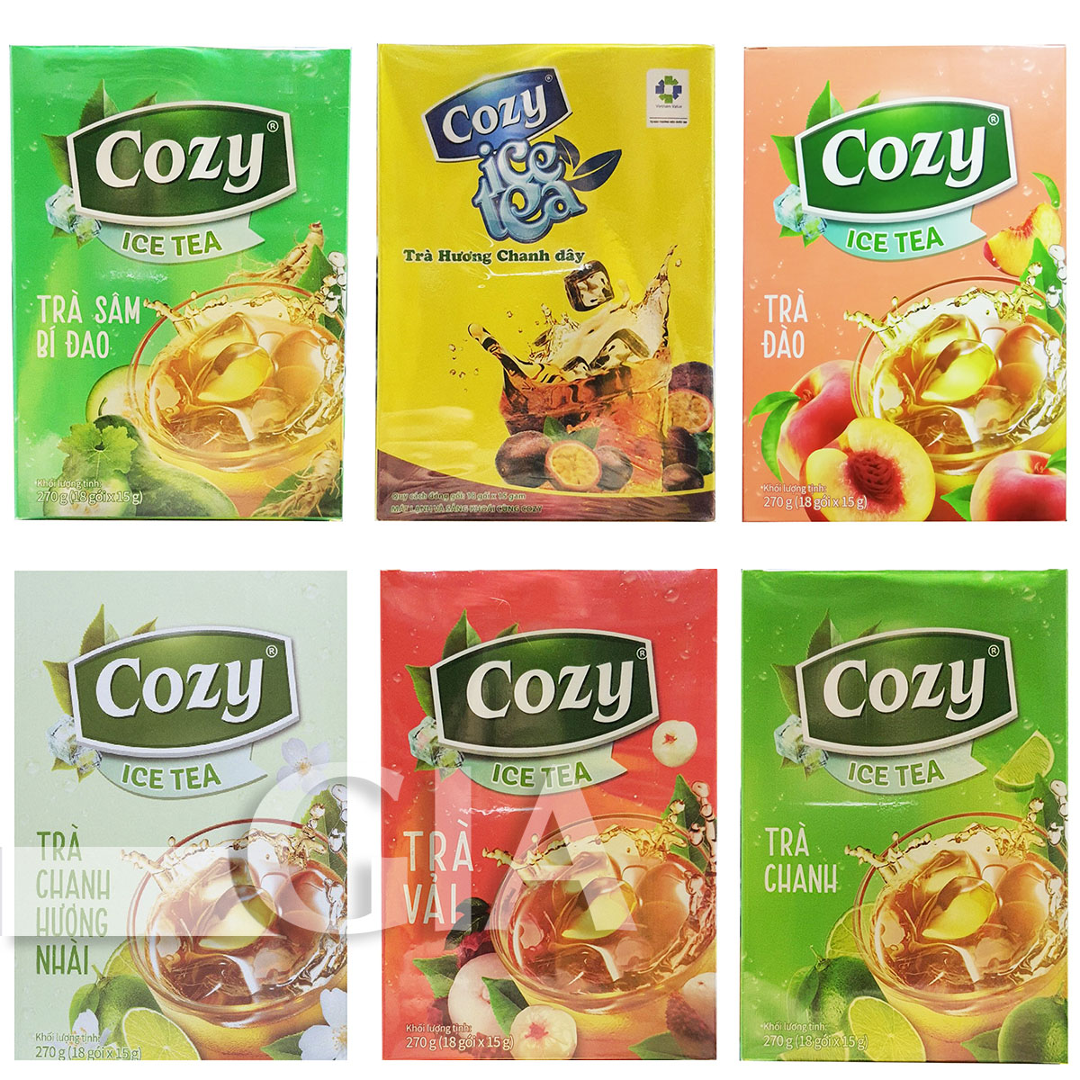 Trà cozy hòa tan icetea 240g/170g