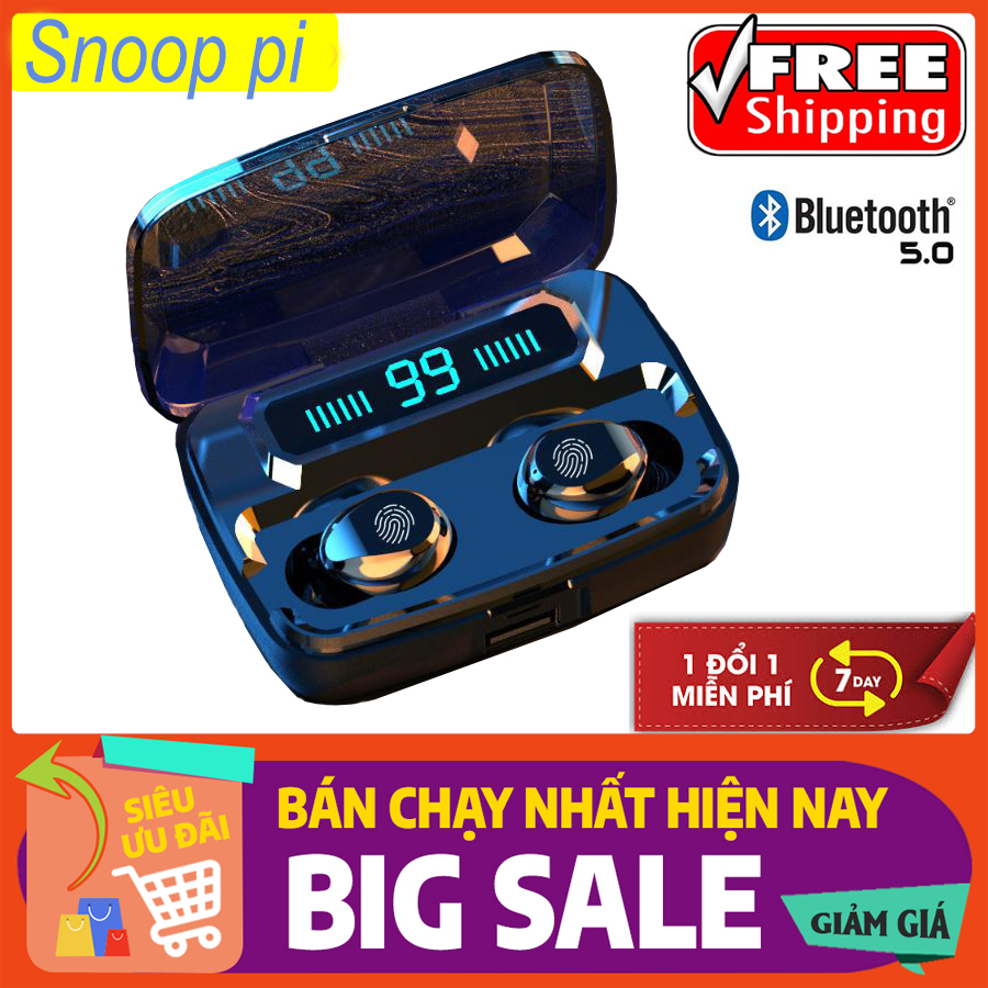 Tai nghe bluetooth không dây F9 phiên bản pro kén sạc dung lượng 3500 mah kiêm sạc dự phòng, chống ồn, âm thanh HD (nhiều phiên bản), tai nghe bluetooth giá rẻ, tai nghe chất lượng tốt, tích hợp với các dòng điện thoại