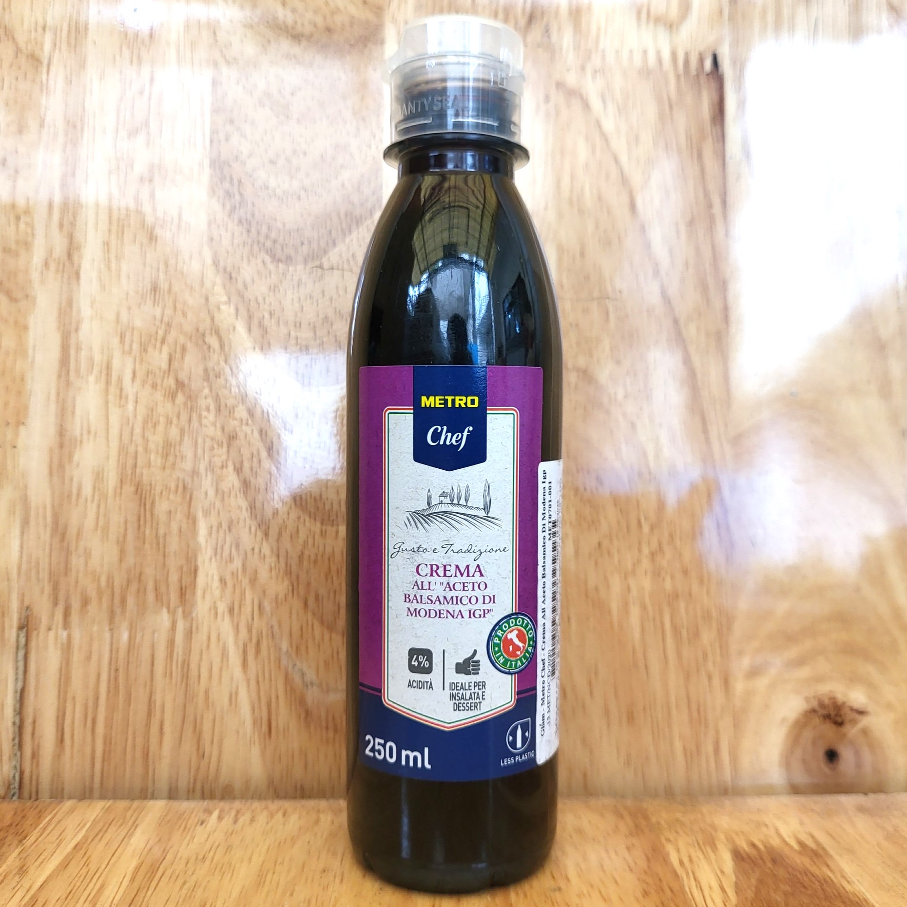[chai nhỏ 250ml METRO CHEF] SỐT KEM GIẤM [ITALIA] Cream Of Balsamic Vinegar Modena