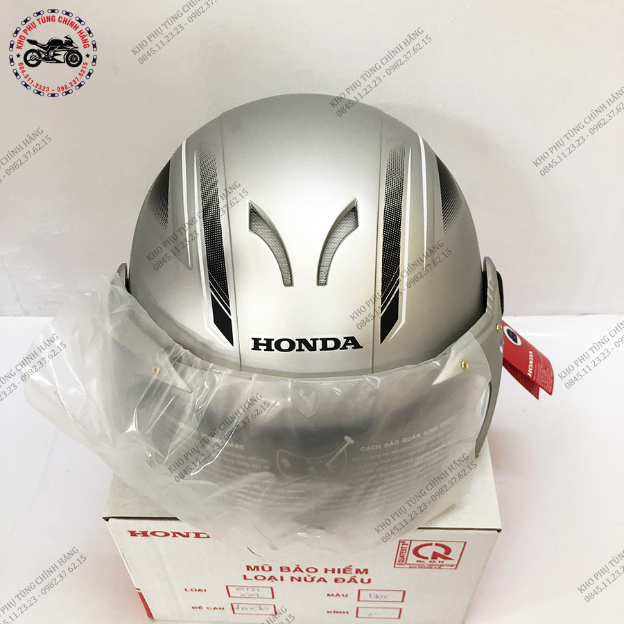 Mũ bảo hiểm nửa đầu có kính honda