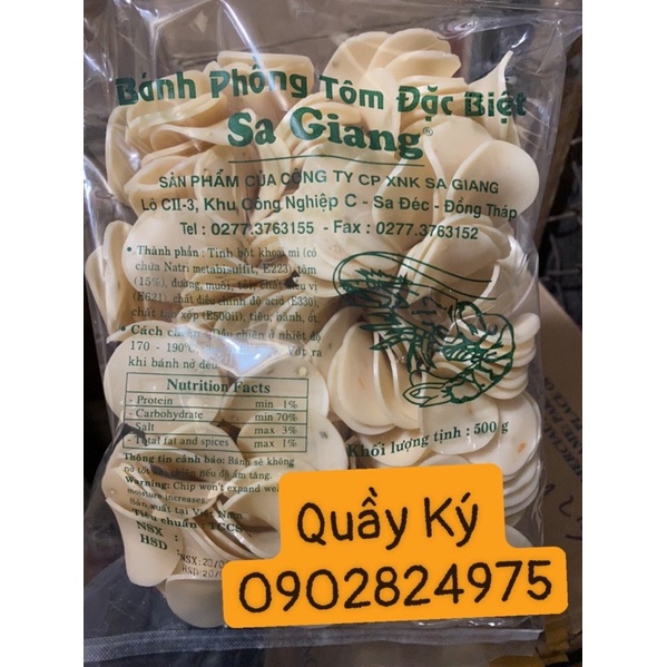 Bánh phồng tôm sa giang 500g