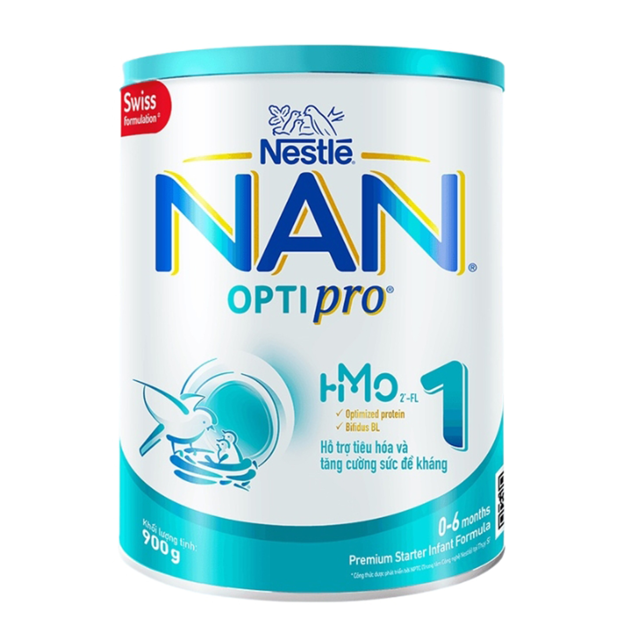 Sữa Bột Nestlé NAN Optipro 1 HM-O Hộp 900g Dành cho trẻ từ 0 6 tháng - Huệ