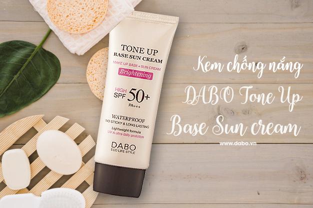 Kem chống nắng lót nền trang điểm hàn quốc dabo tone-up