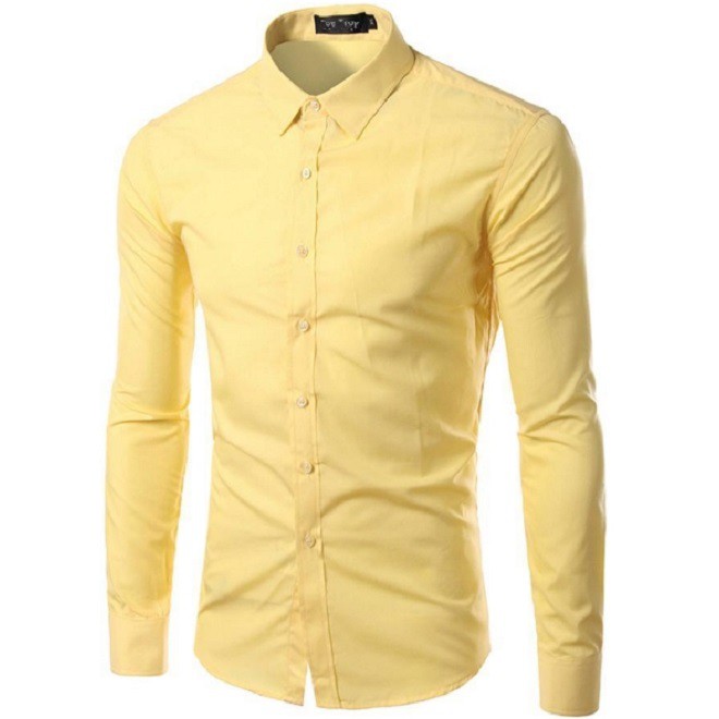 [HCM]Áo sơ mi nam dài tay màu đỏ đô