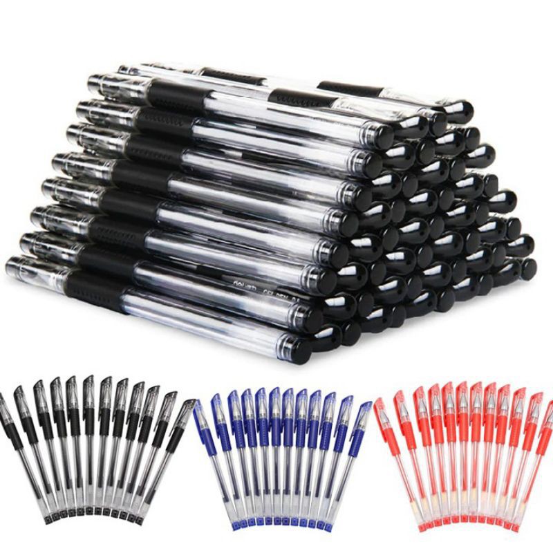 10 cây bút bi mực nước _ đồ dùng học sinh