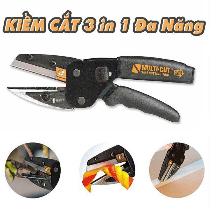 Kéo Cắt Cây Cảnh, Kiềm Cắt Đa Năng Most Versatile 3 Trong 1. Có Khả Năng Cách Điện Cao, Chịu Nhiệt Tốt ,Chất Liệu Thép Không Gỉ, Cắt Nhanh Gọn, Dễ Sử Dụng Bảo Hành 1 Đổi 1.