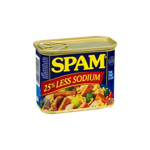 Thịt hộp spam 25% less sodium hormel 340g giá tốt